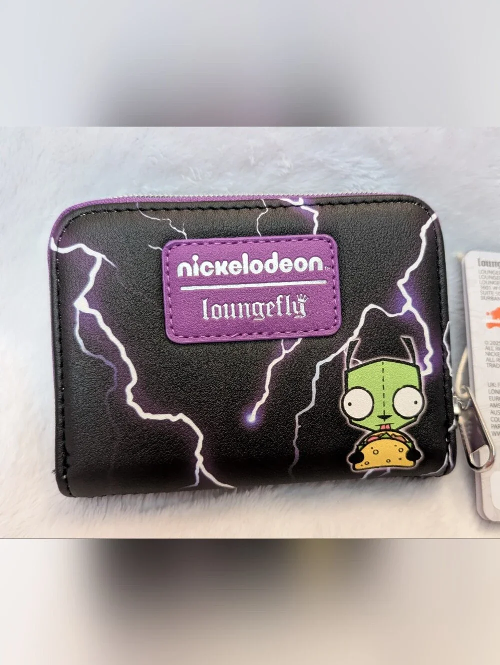 Low Start 🔥 loungefly invader zim Zip Wallet New With Tags - Picture 2 of 4